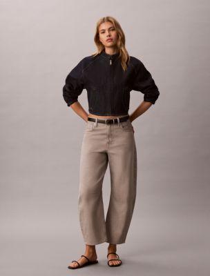 Cropped Barrel Jeans by CALVIN KLEIN