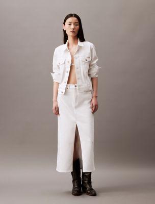 Denim Maxi Skirt by CALVIN KLEIN