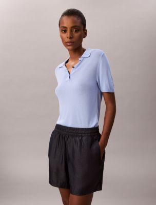 Denim Pull-On Shorts by CALVIN KLEIN