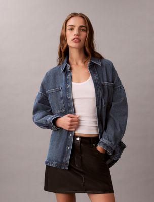 Denim Utility Jacket by CALVIN KLEIN