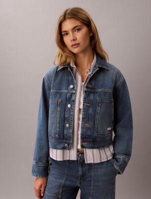 Denim Utility Jacket by CALVIN KLEIN