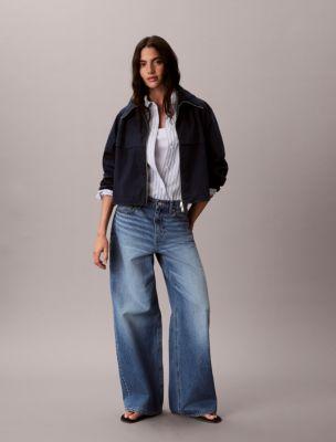 Denim Windbreaker Jacket by CALVIN KLEIN