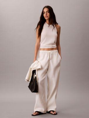 Double Gauze Pull-On Pants by CALVIN KLEIN