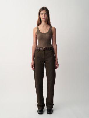 Ella Ribbed Tank Top by CALVIN KLEIN