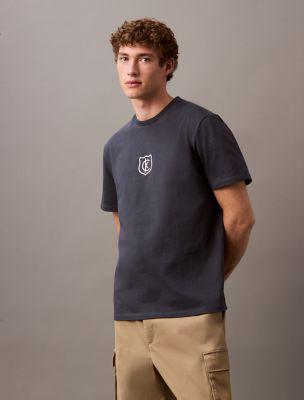 Emblem Logo Graphic Classic T-Shirt by CALVIN KLEIN