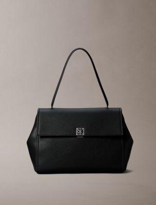 Emblem Logo Hardware Pebble Satchel | Calvin Klein by CALVIN KLEIN