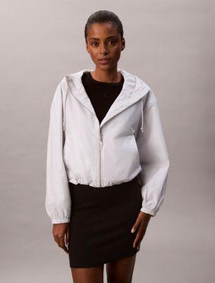 Emblem Logo Jacquard Wind Jacket by CALVIN KLEIN