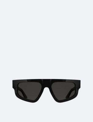 Emblem Logo Modified Rectangle Sunglasses | Calvin Klein by CALVIN KLEIN