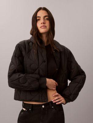 Emblem Logo Nylon Quilted Liner Jacket by CALVIN KLEIN