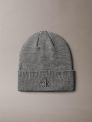 Embossed Logo Beanie | Calvin Klein by CALVIN KLEIN