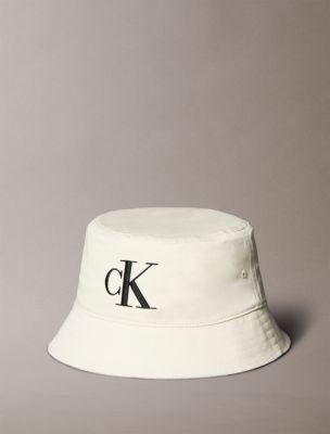 Embroidered Monogram Twill Bucket Hat | Calvin Klein by CALVIN KLEIN