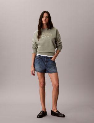 Fleece Logo Graphic Relaxed Sweatshirt by CALVIN KLEIN