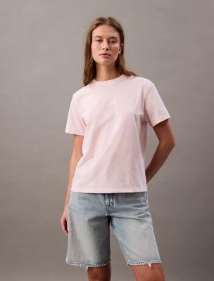 Floral Outline Graphic Classic T-Shirt by CALVIN KLEIN