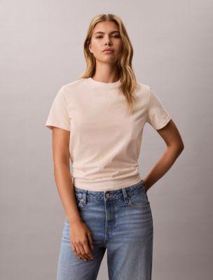 Floral Print Classic T-Shirt by CALVIN KLEIN