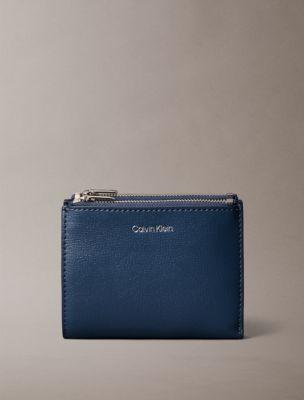 Foil Logo Double Zip Card Case | Calvin Klein by CALVIN KLEIN