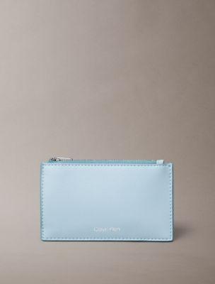 Foil Logo Top Zip Card Case | Calvin Klein by CALVIN KLEIN
