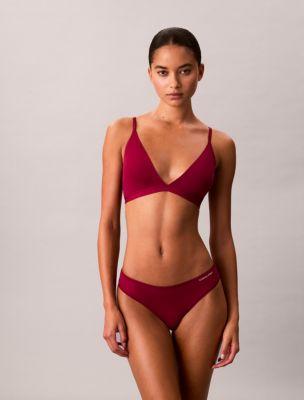 Form to Body Lightly Lined Triangle Bralette by CALVIN KLEIN