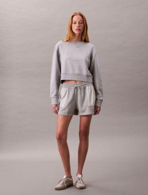 French Terry Cropped Relaxed Sweatshirt + Short | Calvin Klein by CALVIN KLEIN