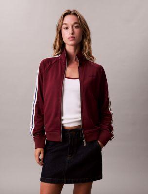 French Terry Track Jacket by CALVIN KLEIN
