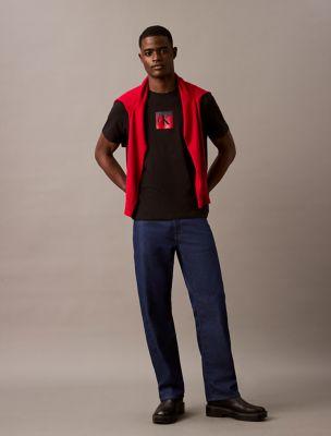 Gel Box Monogram Logo Crewneck T-Shirt by CALVIN KLEIN