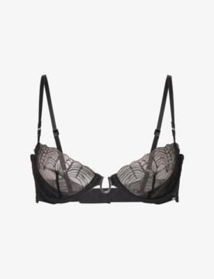 Geo Wired Lace Balconette by CALVIN KLEIN