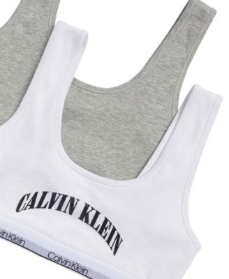 Girls' 6-16 Full Coverage Bra, 2-Pack by CALVIN KLEIN