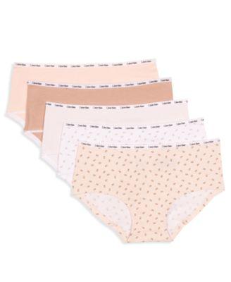 Girls 6-20 Leg Opening Hipster with Picot Detail, 6-Pack by CALVIN KLEIN
