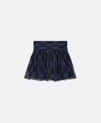 Girls Mesh Plaid Skirt by CALVIN KLEIN