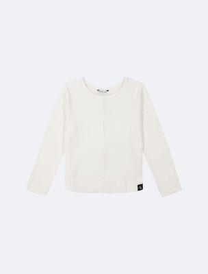 Girls Rib Classic T-Shirt by CALVIN KLEIN