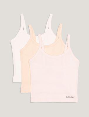 Girls Rib Cropped 3-Pack Tank Top | Calvin Klein by CALVIN KLEIN