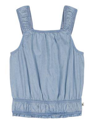 Girls Smocked Tank Top by CALVIN KLEIN
