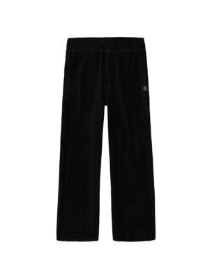 Girls Velour Rib Pants by CALVIN KLEIN