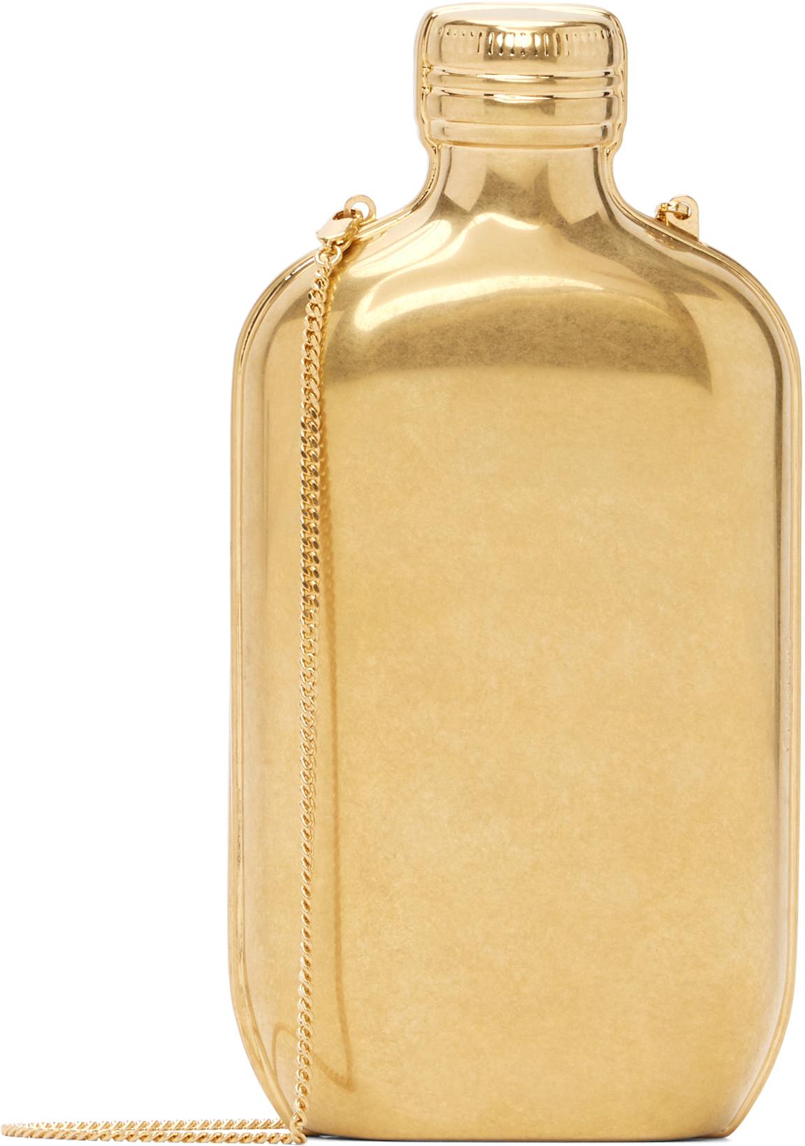 Gold 'The One' Clutch by CALVIN KLEIN