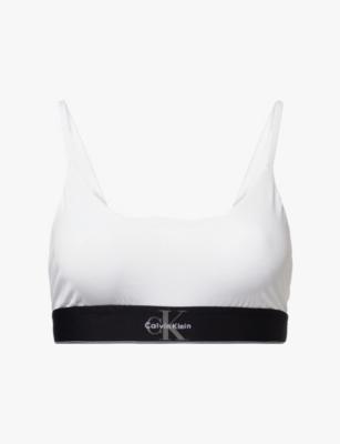 Graphic Monogram Microfibre Stretch Bralette by CALVIN KLEIN
