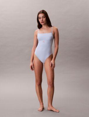 Graphic Monogram Swim One Piece by CALVIN KLEIN