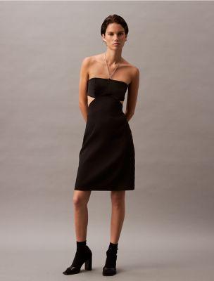 Halter Cut Out Mini Dress by CALVIN KLEIN