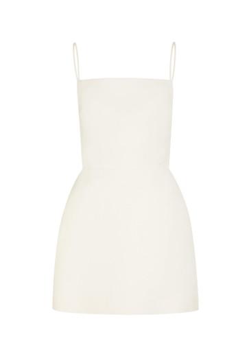 Henrietta open-back canvas mini dress by CALVIN KLEIN