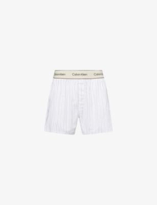 Heritage Branded-Waistband Cotton Boxers by CALVIN KLEIN