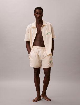 Heritage Classic Cotton Poplin Sleep Shorts by CALVIN KLEIN