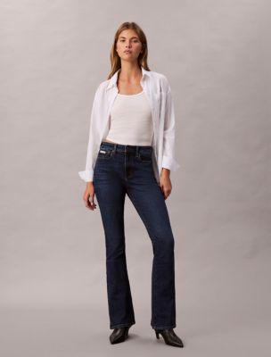 High Rise Flared Jeans by CALVIN KLEIN