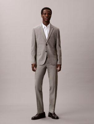 Houndstooth Slim Trousers by CALVIN KLEIN