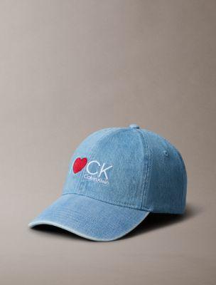 I Love CK Graphic Denim Cap | Calvin Klein by CALVIN KLEIN