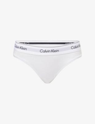 Icon Branded Cotton and Modal-Blend Bikini Briefs by CALVIN KLEIN
