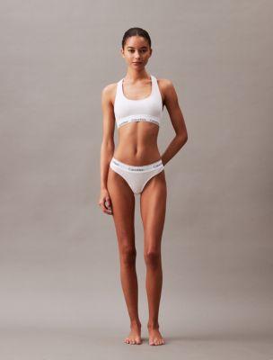 Icon Cotton Modal Unlined Bralette + Bikini | Calvin Klein by CALVIN KLEIN
