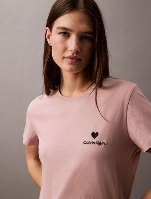 Icon Cotton Modal V-Day Lounge T-Shirt by CALVIN KLEIN