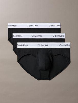 Icon Cotton Stretch 3-Pack Hip Brief by CALVIN KLEIN