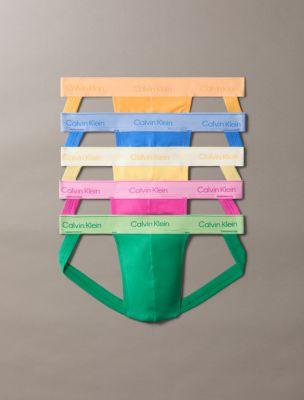 Icon Cotton Stretch Pride 5-Pack Jock Strap by CALVIN KLEIN