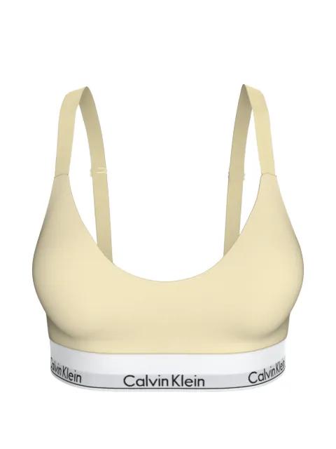 Icon Cotton logo-band bra by CALVIN KLEIN