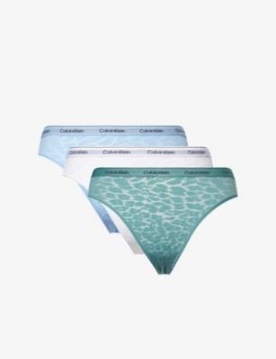 Icon Lace Pack of Three Brazilian Briefs by CALVIN KLEIN