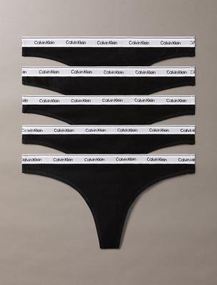 Icon Logo 5-Pack Thong by CALVIN KLEIN